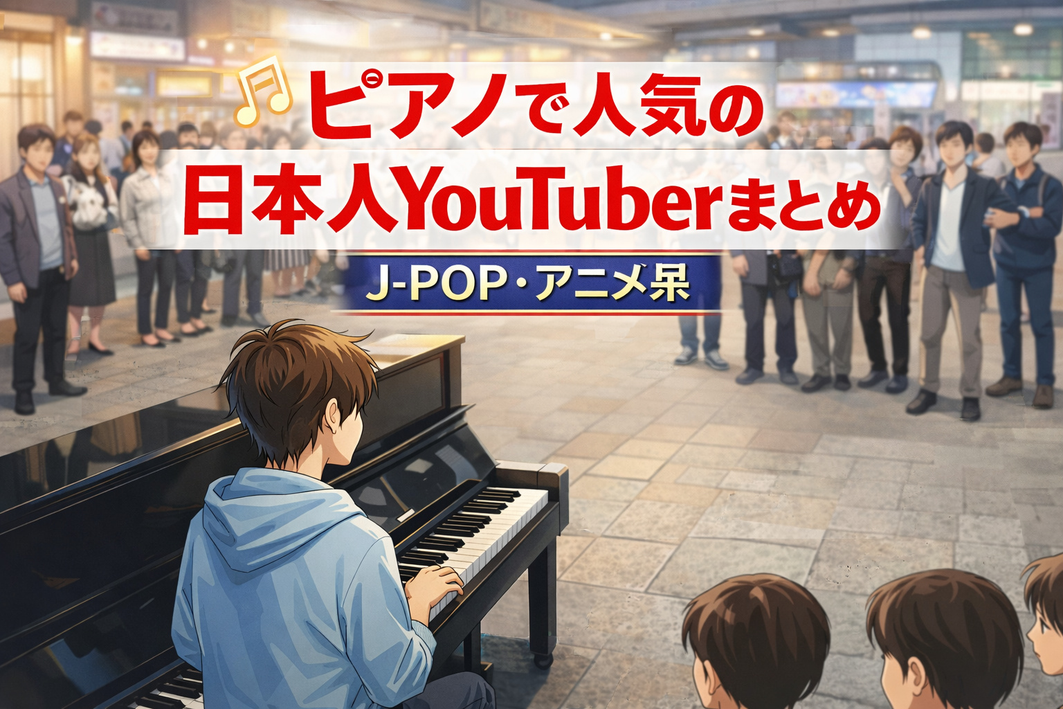 ピアノで人気の日本人Yopubuteまとめ（Jpop・アニソン）