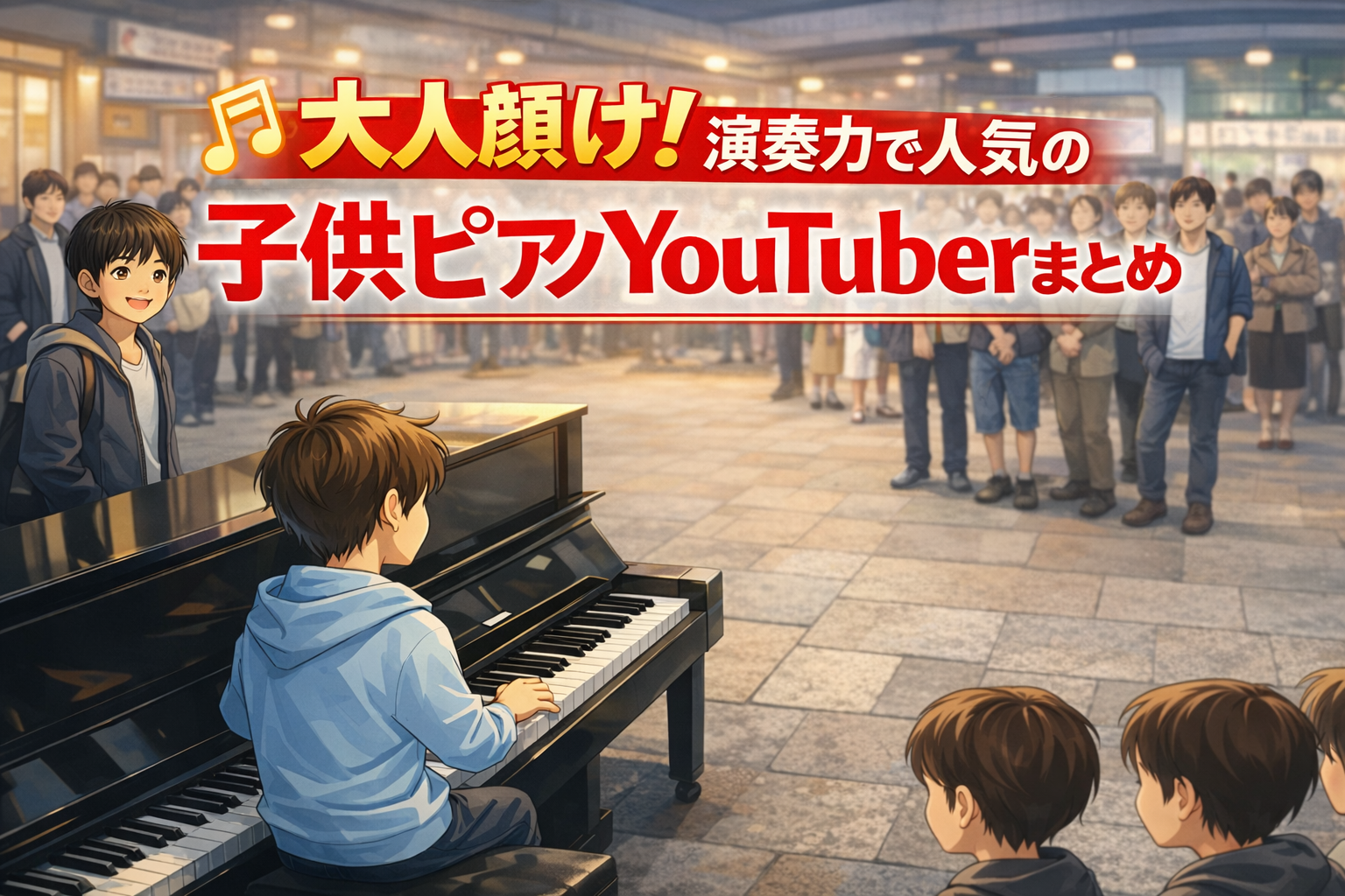 演奏力で人気の子供ピアノYoutuber