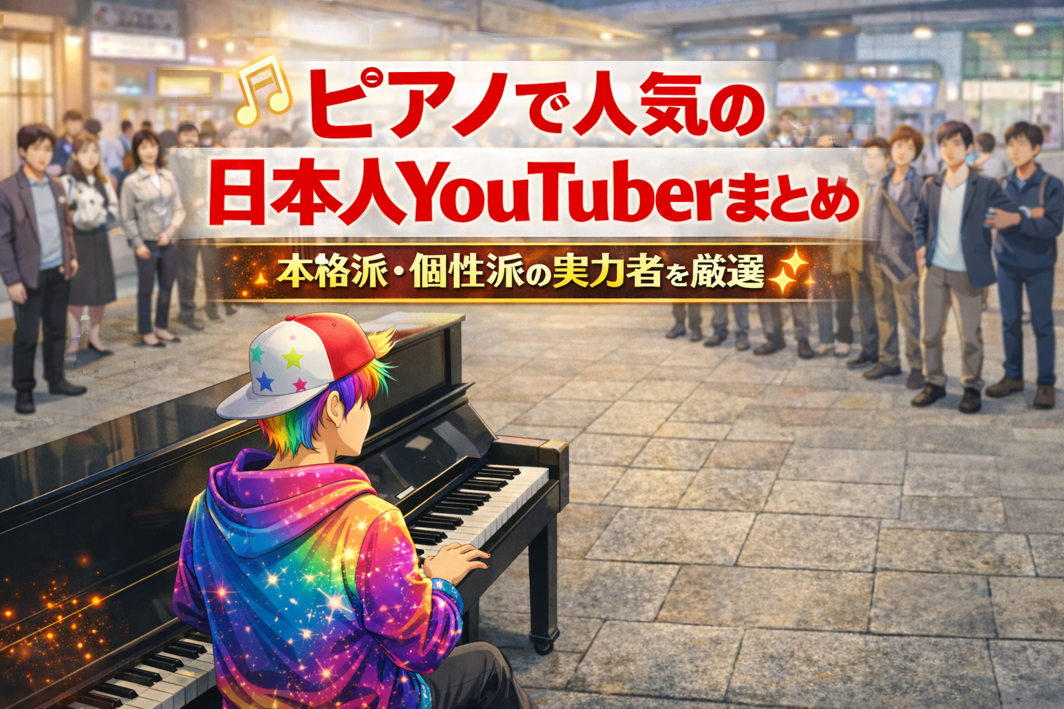 ピアノが上手い日本人YouTuberまとめ｜本格派・個性派の実力者を厳選